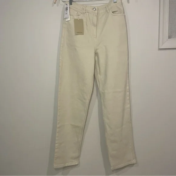 NWT Aritzia Wilfred Free Melina Pant in Cream size 6 - Picture 2 of 4